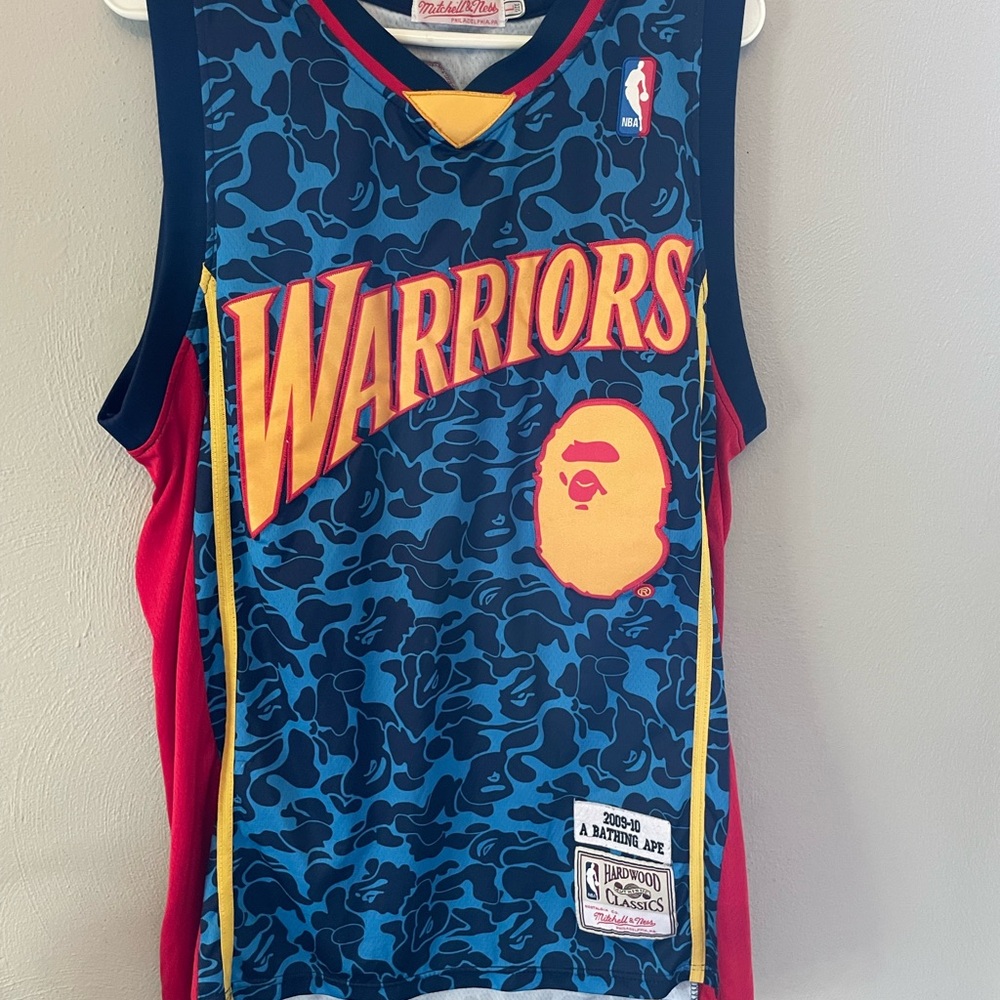 BAPE Warriors jersey